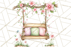 Enchanted Forest Fairies Clipart PNG, Woodland Valentine Art Product Image 3