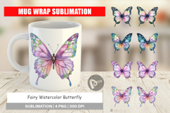 Mug Wrap Fairy Butterfly Product Image 1