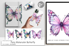 Digital Paper Fairy Butterfly Product Image 1