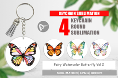 Keychain Fairy Butterfly Product Image 1