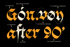 Fairyesta - Medieval Gothic Blackletter Display Font Product Image 2