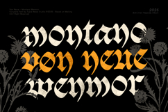 Fairyesta - Medieval Gothic Blackletter Display Font Product Image 5