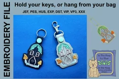 ITH Fairy House 2 Key Fob - Embroidery Design Product Image 1