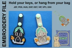 ITH Fairy House 2 Key Fob - Embroidery Design Product Image 2