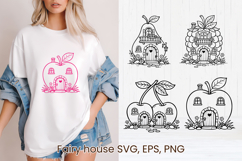 Fairy flower house SVG | Magic SVG | Fairy house fruit SVG Product Image 2