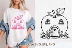 Fairy fruit house SVG | Magic SVG | Fairy house clipart PNG Product Image 1