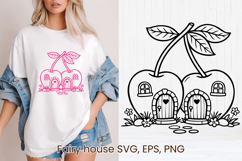 Fairy fruit house SVG | Magic SVG | Fairy house clipart PNG Product Image 1