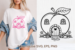 Fairy fruit house SVG | Magic SVG | Fairy house clipart PNG Product Image 1