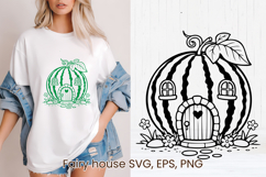 Fairy fruit house SVG | Magic SVG | Fairy house clipart PNG Product Image 1