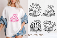 Fairy flower house SVG | Magic SVG | Fairy house fruit SVG Product Image 4