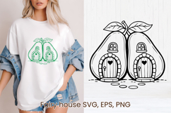Fairy fruit house SVG | Magic SVG | Fairy house clipart PNG Product Image 1