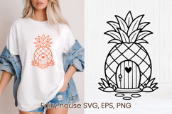 Fairy fruit house SVG | Magic SVG | Fairy house clipart PNG Product Image 1