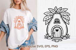 Fairy fruit house SVG | Magic SVG | Fairy house clipart PNG Product Image 1
