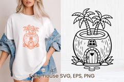 Fairy fruit house SVG | Magic SVG | Fairy house clipart PNG Product Image 1