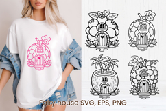 Fairy fruit house SVG | Magic SVG | Fairy house clipart PNG Product Image 1