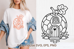 Fairy fruit house SVG | Magic SVG | Fairy house clipart PNG Product Image 1