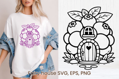 Fairy fruit house SVG | Magic SVG | Fairy house clipart PNG Product Image 1