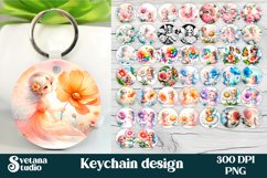 Cute fairy keychain bundle | Keychain sublimation Product Image 1