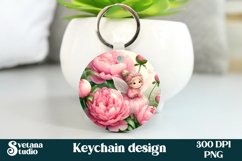 Cute fairy keychain bundle | Keychain sublimation Product Image 6