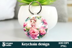 Cute fairy keychain bundle | Keychain sublimation Product Image 8