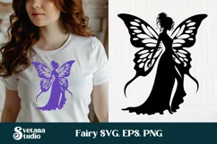 Fairy SVG | Magic SVG | Fairy silhouette SVG Product Image 2