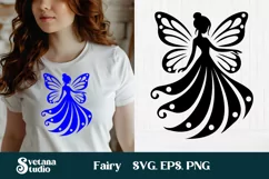 Fairy SVG | Magic SVG | Fairy silhouette SVG Product Image 3
