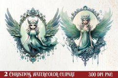 Fantasy Fairytale Christmas Clipart Sublimation Product Image 1