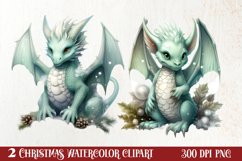 Fantasy Fairytale Christmas Clipart Sublimation Product Image 1