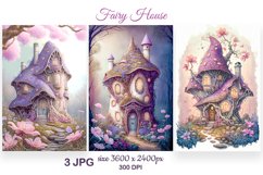 Fairy House in Fantasy Enchanted Forest, Gnome Witch House Product Image 1