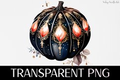 Fairytale Pumpkin - Transparent PNG Halloween Clipart Product Image 1