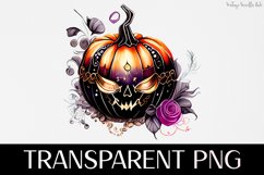 Fairytale Pumpkin - Transparent PNG Halloween Clipart Product Image 1