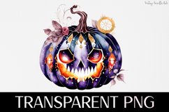 Fairytale Pumpkin - Transparent PNG Halloween Clipart Product Image 1