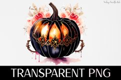 Fairytale Pumpkin - Transparent PNG Halloween Clipart Product Image 1