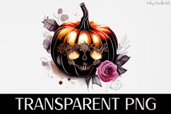 Fairytale Pumpkin - Transparent PNG Halloween Clipart Product Image 1