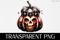 Fairytale Pumpkin - Transparent PNG Halloween Clipart Product Image 1