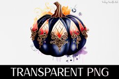 Fairytale Pumpkin - Transparent PNG Halloween Clipart Product Image 1