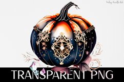 Fairytale Pumpkin - Transparent PNG Halloween Clipart Product Image 1