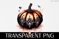 Fairytale Pumpkin - Transparent PNG Halloween Clipart Product Image 1