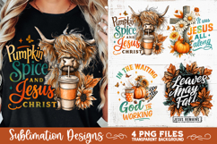 Christian Fall Inspirational 4 PNG Retro PNG Sublimation Product Image 3