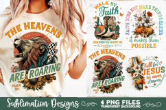 Christian Fall Inspirational 4 PNG Retro PNG Sublimation Product Image 4