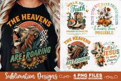 Christian Fall Inspirational 4 PNG Retro PNG Sublimation Product Image 7