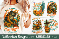 Christian Fall Inspirational 4 PNG Retro PNG Sublimation Product Image 2