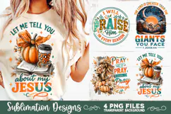 Christian Fall Inspirational 4 PNG Retro PNG Sublimation Product Image 6