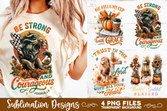 Christian Fall Inspirational 4 PNG Retro PNG Sublimation Product Image 3