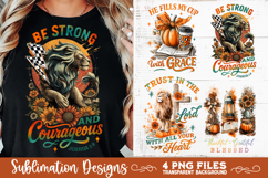 Christian Fall Inspirational 4 PNG Retro PNG Sublimation Product Image 8
