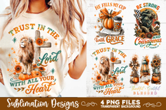 Christian Fall Inspirational 4 PNG Retro PNG Sublimation Product Image 5