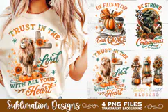 Christian Fall Inspirational 4 PNG Retro PNG Sublimation Product Image 5