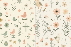 Faith Based Easter Symbols Pattern Product Image 3