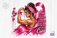 Faith Breast Cancer Warrior Pink Ribbon Product Image 1