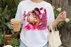 Faith Breast Cancer Warrior Pink Ribbon Product Image 4